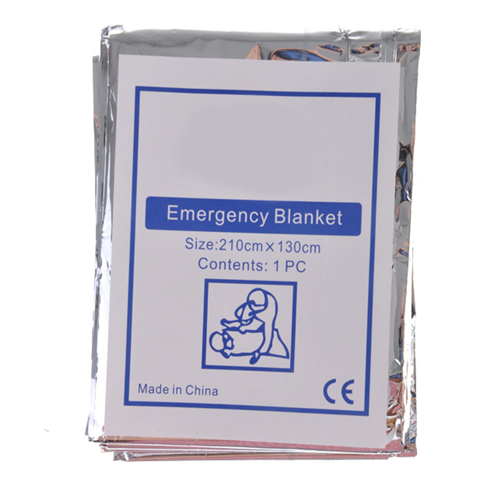 Survival Blanket Reflective - Notfall-Reflektierende Outdoor-Decke, Überlebensdecke, Warm, Wasserdicht, Wind-